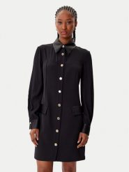 Artigli Sukienka koktajlowa ACAB003215 Czarny Regular Fit. Czarne sukienki damskie Artigli, bez wzorów, z syntetyku, wizytowe, bez ramiączek. Za 549.99 zł.