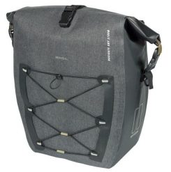 Basil Navigator Storm torba pojedyncza L 25-31 L wodoodporna. Szare torby sportowe BASIL, bez wzorów, z poliesteru. Za 313.49 zł.