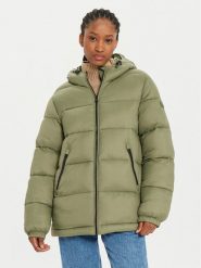 Napapijri Kurtka zimowa A-Box Logo NP0A4HZ2 Zielony Regular Fit. Zielone kurtki damskie Napapijri, na zimę, l, bez wzorów, z syntetyku, bez kaptura. Za 769.99 zł.