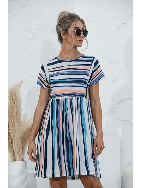 Ariel Tesoro Sukienka w kolorze granatowo-białym rozmiar: 36. Białe sukienki damskie Ariel Tesoro, bez wzorów, bez ramiączek. Za 104.89 zł.