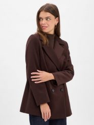 More & More Marynarka Kobiety Sztuczne włókno brązowy, 46. Brązowe marynarki i żakiety damskie More & More, bez wzorów, z włókna, klasyczne. Za 549.95 zł.