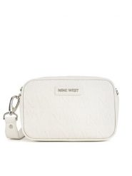Nine West Torebka LX10049 Biały. Białe listonoszki damskie Nine West, bez wzorów, z tworzywa sztucznego, bez dodatków. Za 219.99 zł.