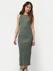 Vero Moda Sukienka letnia Lavender 10230437 Zielony Slim Fit. Zielone sukienki damskie Vero Moda, bez wzorów, z bawełny, bez ramiączek. Za 89.99 zł.