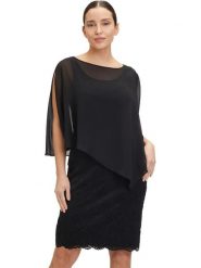 Vera Mont Sukienka w kolorze czarnym rozmiar: 38. Czarne sukienki damskie Vera Mont, bez wzorów, z koronki, bez ramiączek. Za 234.42 zł.