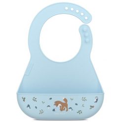 Śliniak silikonowy z kieszonką mio forest friends 108034565408. Śliniaki Mepal, bez wzorów, z materiału. W wyprzedaży za 61.90 zł.