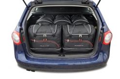 Torby Do Bagażnika Vw Passat Variant 2005-2010 5Szt Kjust. Czarne torby podróżne KJUST, bez wzorów, z kauczuku. Za 1,581.00 zł.
