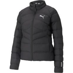 Kurtka sportowa damska Puma Warmcell. Czarne kurtki sportowe damskie Puma, s, bez wzorów, z puchu, bez kaptura. Za 262.99 zł.