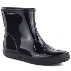 Kalosze damskie czarne T.Sokolski FLU KAL23-13. Czarne kalosze damskie T.Sokolski, bez wzorów, z gumy. Za 69.99 zł.