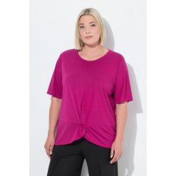 Damskie Koszulka funkcyjna antybakteryjna okrągły dekolt rękaw 1/2. Czerwone koszulki sportowe damskie Ulla Popken, plus size, bez wzorów, z materiału, bez ramiączek. Za 199.99 zł.