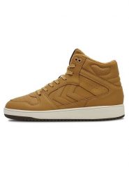 Hummel Sneakersy "St. Power Play" w kolorze jasnobrązowym rozmiar: 39. Brązowe obuwie sportowe damskie Hummel, za kostkę, bez zapięcia. Za 136.45 zł.
