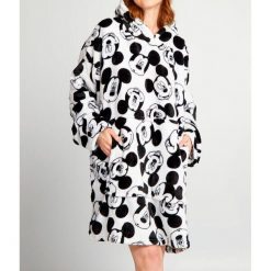 Bluza z kapturem Disney Mickey. Białe bluzy damskie Disney, m, bez wzorów, z materiału, z kapturem. Za 238.00 zł.