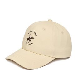 Czapka z daszkiem Beverly Hills Polo Club. Brązowe czapki z daszkiem damskie Beverly Hills Polo Club, bez wzorów. Za 79.99 zł.