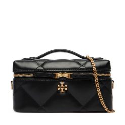 Torebka Tory Burch. Czarne kuferki damskie Tory Burch, bez wzorów, bez dodatków. Za 2,379.00 zł.