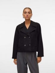 Vero Moda Kurtka przejściowa w kolorze czarnym rozmiar: M. Czarne kurtki damskie Vero Moda, m, bez wzorów, bez kaptura. Za 136.13 zł.