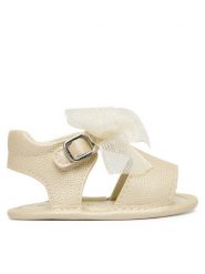 Mayoral Sandały 9084.44 Złoty. Żółte sandały dziewczęce Mayoral, ze skóry, bez obcasa, bez zapięcia. Za 89.99 zł.