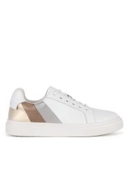 Eva Minge Sneakersy NOEMIE-01 Biały. Białe obuwie sportowe damskie Eva Minge, ze skóry, bez zapięcia. Za 199.99 zł.