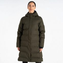 Damska kurtka ocieplana Wander. Brązowe kurtki damskie Dare 2b, na zimę, l, bez wzorów, z poliesteru, bez kaptura. Za 299.99 zł.