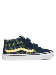Vans Sneakersy SK8-Mid Reissue V VN000CZ7YY01 Granatowy. Niebieskie buty sportowe chłopięce Vans, ze skóry, bez zapięcia. Za 279.99 zł.