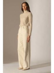 Perfect Cashmere Kaszmirowy golf "Ashley" w kolorze beżowym rozmiar: L. Brązowe golfy damskie Perfect Cashmere, l, bez wzorów, z kaszmiru, bez ramiączek. Za 362.85 zł.