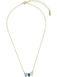 Otazu Pozłacany naszyjnik z kryształami Swarovski - dł. 42 cm rozmiar: onesize. Niebieskie naszyjniki damskie Otazu, z kryształem, pozłacane. Za 130.99 zł.