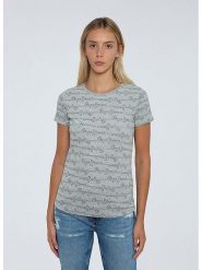 Pepe Jeans Koszulka w kolorze szarym rozmiar: L. Szare bluzki damskie Pepe Jeans, l, bez wzorów, z jeansu, bez kołnierzyka, bez ramiączek. Za 96.60 zł.