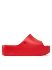 Melissa Klapki Melissa Free Platform Slide Ad 35859 Czerwony. Czerwone klapki damskie Melissa, bez wzorów, z tworzywa sztucznego, bez obcasa, bez zapięcia. Za 239.99 zł.