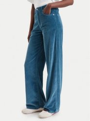 Roxy Spodnie materiałowe Surf Crush ERJNP03727 Niebieski Relaxed Fit. Niebieskie spodnie materiałowe damskie Roxy, bez wzorów, z bawełny. Za 339.99 zł.