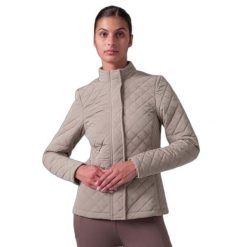 Damska kurtka puchowa PS of Sweden Lillian Quilted. Brązowe kurtki damskie PS OF SWEDEN, bez wzorów, z puchu, bez kaptura. Za 841.00 zł.