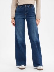 Liu Jo Collection Dżinsy z szerokimi nogawkami Kobiety Bawełna niebieski, 28. Niebieskie jeansy damskie Liu Jo Collection. Za 689.95 zł.