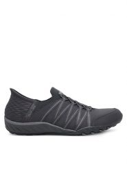 Skechers Sneakersy Breathe Easy - Roll With Me 100593/CCL Szary. Szare obuwie sportowe damskie Skechers, z materiału, bez zapięcia. Za 219.99 zł.