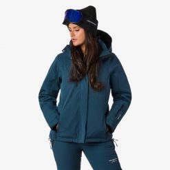 Kurtka narciarska kobieca Swedemount Cervinia Jacket wodoodporna. Czarne kurtki damskie SWEDEMOUNT, bez wzorów, bez kaptura. Za 447.00 zł.