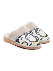 Goby Kapcie w kolorze białym ze wzorem rozmiar: 37. Białe kapcie damskie Goby, z materiału. Za 130.99 zł.