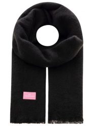 Zwillingsherz Szal w kolorze czarnym - 180 x 60 cm rozmiar: onesize. Czarne szaliki damskie Zwillingsherz, bez wzorów, z materiału. Za 82.99 zł.