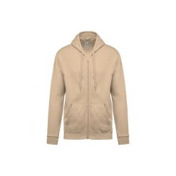 Bluza z kapturem i zamkiem błyskawicznym Kariban. Białe bluzy damskie KARIBAN, uniwersalny, bez wzorów, z bawełny, z kapturem. Za 158.50 zł.