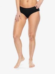 Figi termoaktywne Sensor Merino DF Panties. Czarne figi Sensor, bez wzorów, z materiału. Za 93.49 zł.