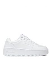 Champion Sneakersy CEO-RD18 TWIN PLAT S11788-WW001 Biały. Białe obuwie sportowe damskie Champion, z materiału, bez zapięcia. Za 229.99 zł.