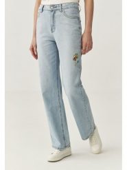 TATUUM Dżinsy "Riso" - Comfort fit - w kolorze błękitnym rozmiar: 40. Niebieskie jeansy damskie TATUUM, z podwyższonym stanem. Za 309.65 zł.