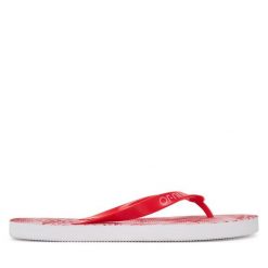 Japonki Liu Jo. Czerwone klapki damskie Liu Jo, bez wzorów, bez obcasa, bez zapięcia. Za 159.99 zł.