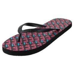 Japonki basenowe damskie Fila Troy Slipper. Czarne klapki damskie Fila, bez wzorów, bez obcasa, bez zapięcia. Za 59.00 zł.