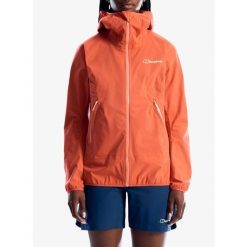 Kurtka przeciwdeszczowa damska Berghaus Rain Motion Jkt Af. Czerwone kurtki damskie Berghaus, bez wzorów, bez kaptura. Za 1,083.49 zł.