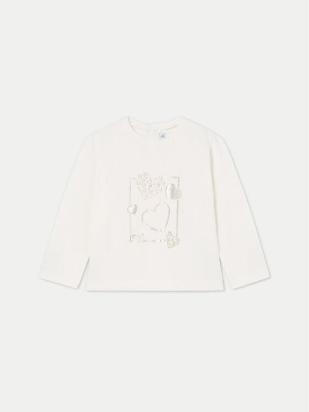 Mayoral Bluzka 116 Écru Regular Fit. Bluzki i koszule dziewczęce Mayoral, bez wzorów, z bawełny, bez kołnierzyka, bez ramiączek. Za 59.99 zł.