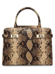 Steve Madden Torebka w kolorze beżowym - 30 x 21 x 13 cm rozmiar: onesize. Brązowe torebki klasyczne damskie Steve Madden, z materiału, przez ramię, bez dodatków. Za 319.88 zł.