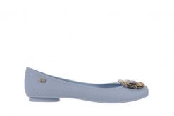 Baleriny T&G Fashion 11-086 Light Blue, Niebieski, Guma - 41-42. Niebieskie balerinki damskie TG, bez wzorów, z gumy. W wyprzedaży za 26.10 zł.