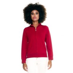Damska bluza Leone Basic z zamkiem błyskawicznym na całej długości. Brązowe bluzy damskie LEONE 1947 APPAREL, l, bez wzorów, z tkaniny, bez kaptura. W wyprzedaży za 167.70 zł.