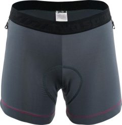 Bokserki damskie Silvini WP1236 INNER PRO z wkładką rowerową. Szare bokserki damskie Silvini, z aplikacjami, z elastanu. Za 221.00 zł.