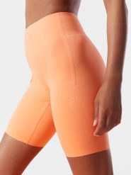 4F Legginsy kolarki treningowe z materiałów z recyklingu damskie 4F x Anna Lewandowska L. Brązowe legginsy damskie 4F, l, bez wzorów, z dzianiny. Za 179.99 zł.