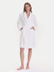LAUREN RALPH LAUREN Szlafrok ILN42455F Biały. Białe szlafroki damskie Lauren Ralph Lauren, bez wzorów, z syntetyku, bez kaptura. Za 459.99 zł.