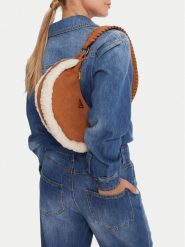 Guess Torebka Amita Mini HWSW95 39720 Brązowy. Brązowe torebki klasyczne damskie Guess, ze skóry, bez dodatków. Za 339.99 zł.