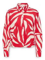 ONLY Koszula Sakura 15366883 Czerwony Regular Fit. Czerwone koszule damskie Only, m, bez wzorów, z syntetyku, bez kołnierzyka, bez ramiączek. Za 109.99 zł.