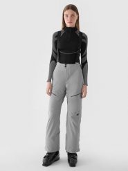4F Spodnie narciarskie w kolorze szarym rozmiar: XL. Szare spodnie dresowe damskie 4F, m, bez wzorów. Za 385.45 zł.